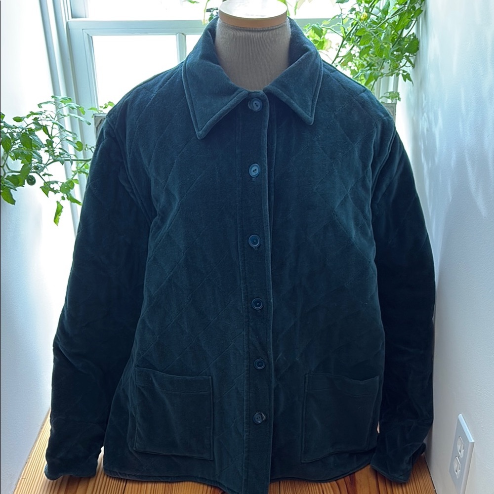 Women's Quilted Jacket - Dark Green